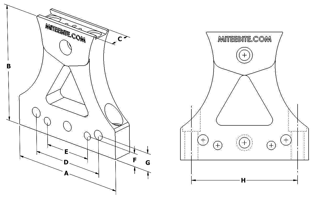 Line Drawing Website : Tall vise jaw system mitee bite products llc